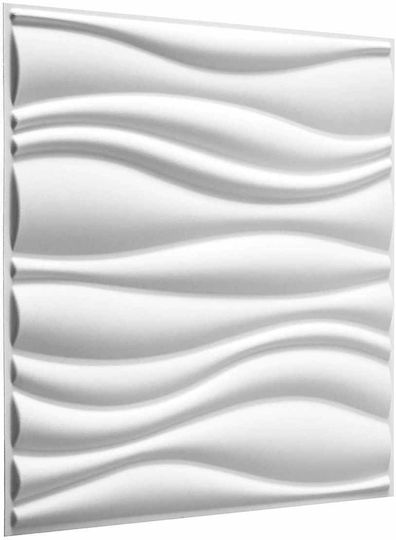 3D Wandpaneele Weiß 50x50x1,75cm 4 Stück 3D Wandpaneele Weiß 50x50x1,75cm 4 Stück