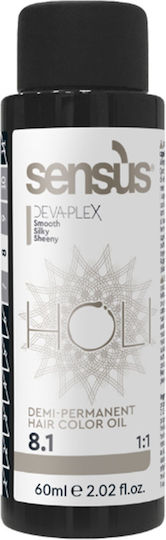 Sensus Προσωρινή Βαφή Μαλλιών 8.1 Light Ash Blonde 60ml