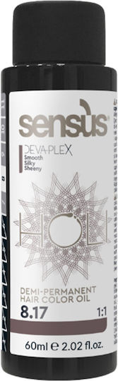Sensus Vopsea temporară pentru păr 8.17 Light Ash Violet Blonde 60ml