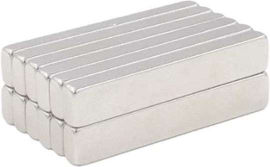 Strong Rectangular Neodymium Bar Magnets 30x5x3mm Set of 100 Pieces