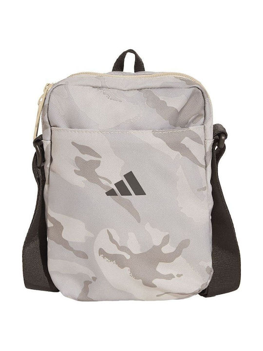 Camo Graphic Org Men's Shoulder / Crossbody Bag Beige