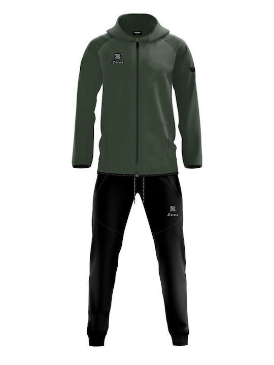 Σετ Φόρμας Με ζακέτα με Λάστιχο Dark Green/black