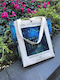 Beach Bag Made of White Canvas