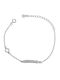 Mertzios.gr Kids Bracelet ID Silver With Cross