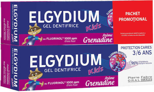 Elgydium Junior Children's Toothpastes 2pcs 50ml