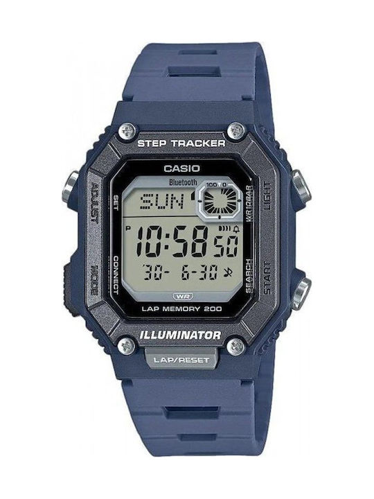 Casio Digital Herrenuhr 41.3mm Batterie mit Bla...