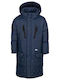 Waterproof Kids Casual Coat Long with Lining and Hood Na1