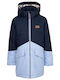 Waterproof Kids Casual Coat Long with Hood Cor