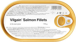 Vilgain Wet Cat Food with Salmon 170gr