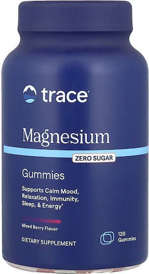 Trace Minerals Magnesium 120 Gummibärchen Mixed Berry