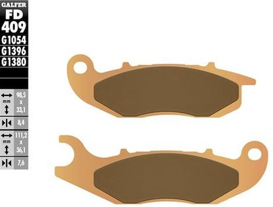 Galfer Tampoane De Frână Metalice Sinterizate Pentru Scutere Kh465