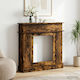 vidaXL Holz Kaminumrandung 102x100cm