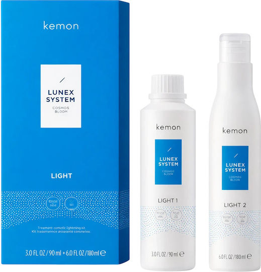 Set Lunex System Light Tratament Cremă De Păr Cosmetică De Deschidere 90 Ml + Tratament Cremă De Păr Cosmetică Activator 180 Ml