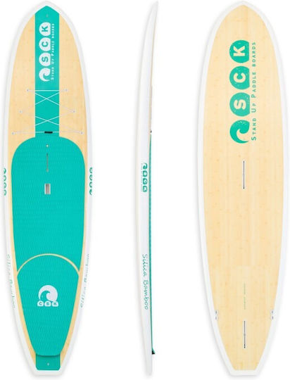 SCK Бамбукова SUP дъска Тюркоазена