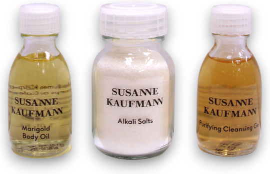 Set Colecția Spa Acasă Susanne Susanne Kaufmann Gel Purificator De Curățare Facială Fără Parabeni 30 Ml + Loțiuni Și Creme De Corp Unt Hrănitor Fără Sulfați Zi 15 Ml + Măști Și Exfoliatori Gel Exfoliant Enzimatic 15 Ml + Măști Și Exfoliatori Fără Parabeni