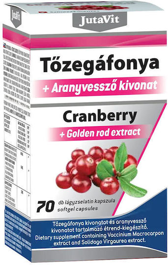 Jutavit Cranberry 800 Mg + Golden Rod Extract Jutavit 70 Softgels