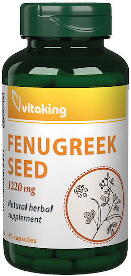 Vitaking Fenugreek Seed 610 Mg Vitaking 90 Capsules
