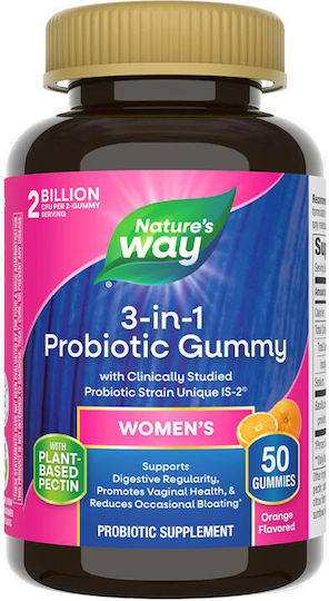 Nature's Way 3-в-1 Пробиотик За Жени Желета Nature's Way 50 Бройки