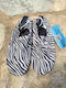 Women's Aqua Slippers – Peluche W Zebra