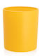 TopWosk Kerzenhalter Glas in Gelber Farbe 9cm