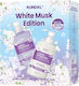 Kundal White Musk Edition Σετ Περιποίησης Μαλλιών Αναδόμησης & Θρέψης με Σαμπουάν 2τμχ