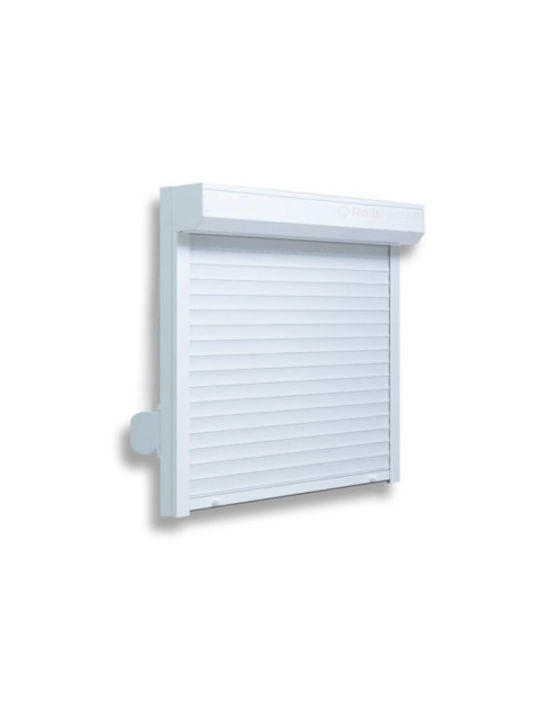Aluminium Rolle Außenseite Weiß P110 X H130 Cm Rollsmarket