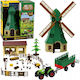Lean Toys Set Mit Traktor Windmühle Stall Anhänger 45 Stück