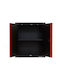 Metal Red Office Cabinet 67.5x32x76.7cm