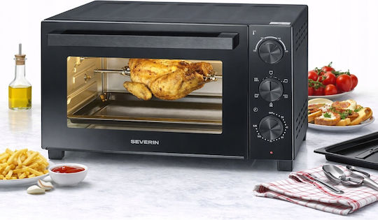 Severin Ηλεκτρικό Φουρνάκι 30lt Χωρίς Εστίες Γκρι