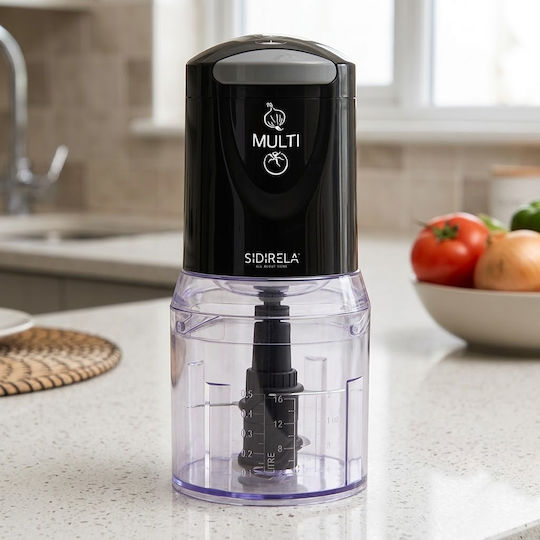 Sidirela Πολυκόπτης Multi 400W με Δοχείο 500ml Μαύρος