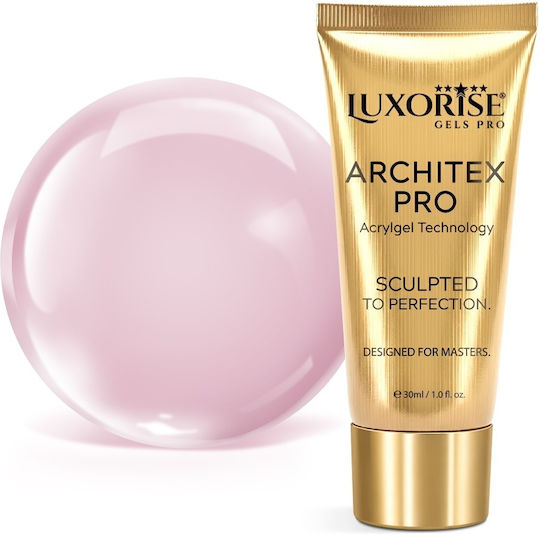 Luxorise Architex Pro Geluri Unghii Roz Canvas 30ml