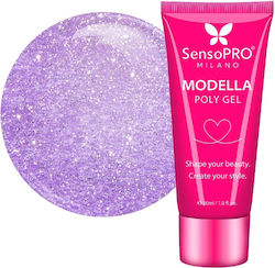 SensoPro Gel Νυχιών Violet Sheen 30ml
