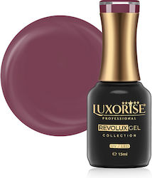 Luxorise Ημιμόνιμο Βερνίκι Νυχιών Old Wine 15ml