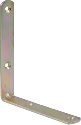 Eckregal aus Metall in Grau Farbe 120x120mm KR12