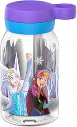 U-Grow Kinder Trinkflasche Gefroren mit Stroh 450ml