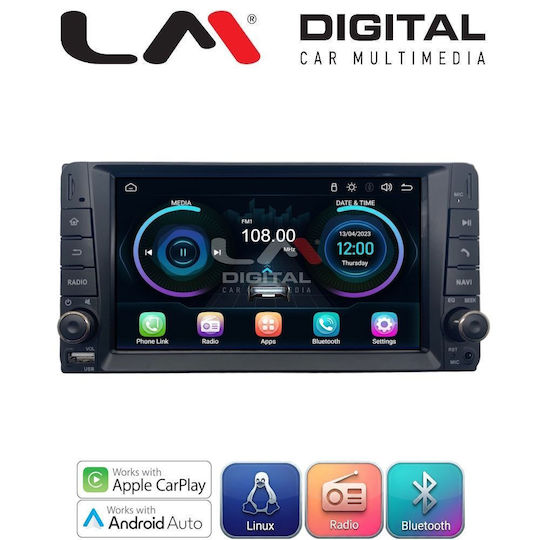 LM Digital Ηχοσύστημα Αυτοκινήτου για Toyota RAV 4 / Hilux / Yaris / Celica / Prius (Bluetooth/USB/WiFi/GPS/Apple-Carplay/Android-Auto)