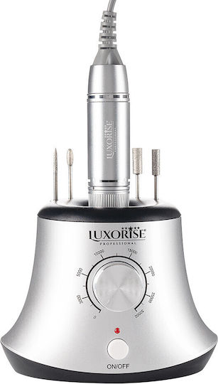 Luxorise Freza Unghii Electrică 24W Argintie cu Pedală