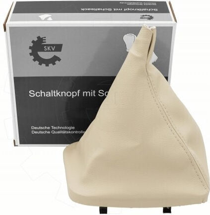 BMW 3 Schicht-Stiefel Schaltknauf Abdeckung Beige Rahmen 25118014118