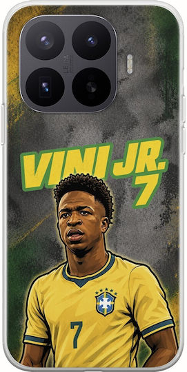 Калъф World Stars Collection Vinicius Junior Xiaomi 17t Pro 5g Гъвкав TPU Прозрачен Силикон
