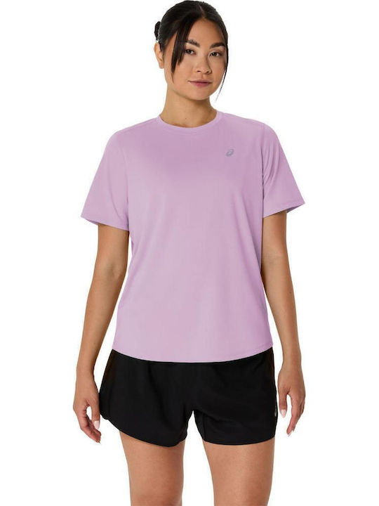 ASICS Core Ss Damen Bluse Pink