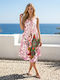 Sommer Midi Fummel Fuchsie
