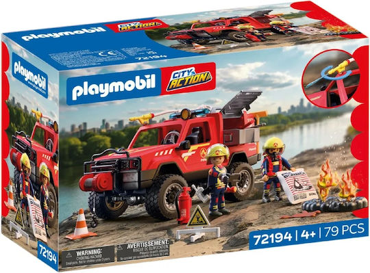 Playmobil City Action Fire Pickup Truck for 4 years old