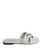 Leather Women's Anatomic Sandals White