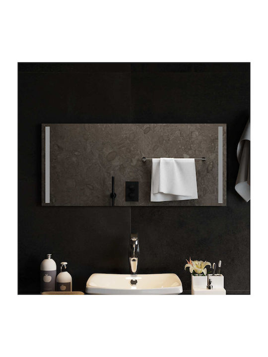 vidaXL Badezimmerspiegel Led 90x40cm Transparent
