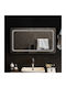 vidaXL Badezimmerspiegel Led 90x50cm Transparent