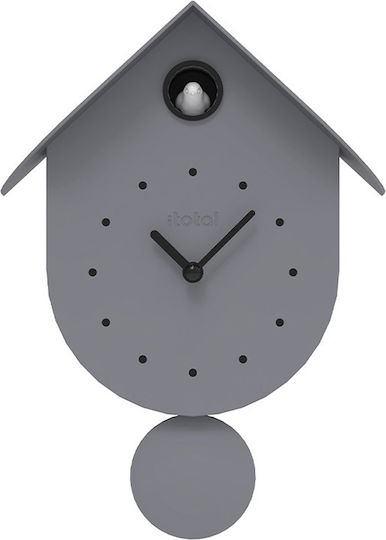 I-Total Wanduhr Grau