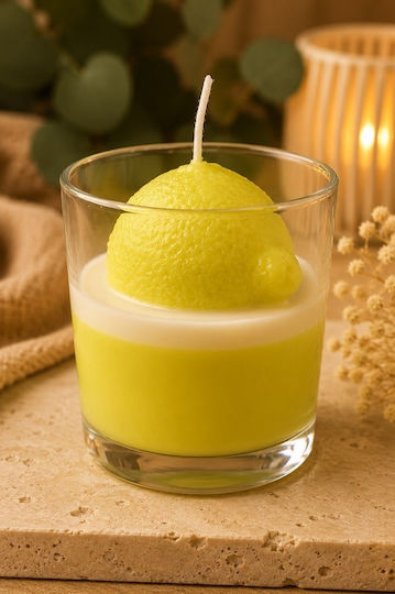 Gerakis Aromatic Soy Candle In Jar With Lemon Perfume 8.5x8.9cm