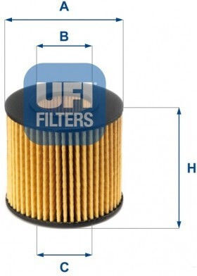 Ufi Autoölfilter Für Toyota Auris 1.6 Corolla 1.6 Prius+ 1.8 13