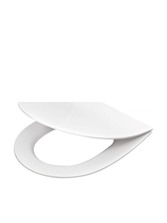Deante Toilet Seat Slim Soft Close with Bidet Plastic White