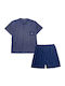 Ansin Summer Men's Pyjamas Blue